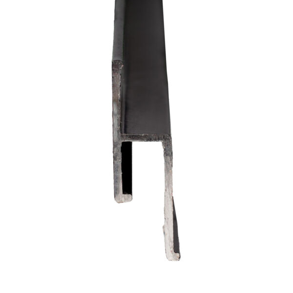 Profil cieniowy aluminiowy bez wkładki (czarny) 2,5 m